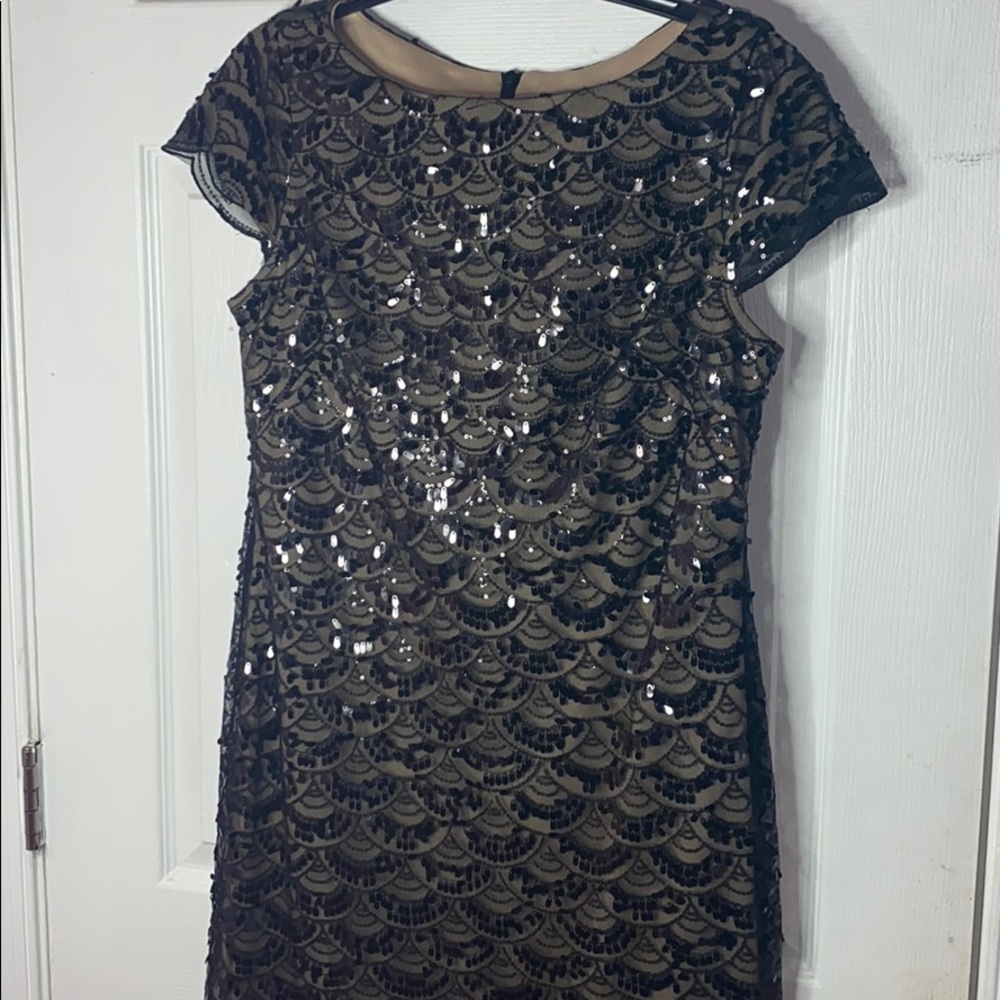 Sequence black dress